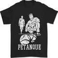 Petanque Players Boules Bowls Mens T-Shirt 100% Cotton Black