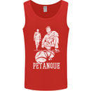 Petanque Players Boules Bowls Mens Vest Tank Top Red