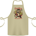 Pew Pew Bananafakas Bananas Monkey Cotton Apron 100% Organic Khaki