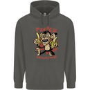 Pew Pew Bananafakas Bananas Monkey Crazy Childrens Kids Hoodie Storm Grey