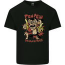 Pew Pew Bananafakas Bananas Monkey Crazy Kids T-Shirt Childrens Black