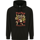Pew Pew Bananafakas Bananas Monkey Crazy Mens 80% Cotton Hoodie Black