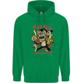 Pew Pew Bananafakas Bananas Monkey Crazy Mens 80% Cotton Hoodie Irish Green