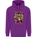 Pew Pew Bananafakas Bananas Monkey Crazy Mens 80% Cotton Hoodie Purple
