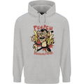 Pew Pew Bananafakas Bananas Monkey Crazy Mens 80% Cotton Hoodie Sports Grey