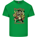 Pew Pew Bananafakas Bananas Monkey Crazy Mens Cotton T-Shirt Tee Top Irish Green