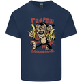 Pew Pew Bananafakas Bananas Monkey Crazy Mens Cotton T-Shirt Tee Top Navy Blue