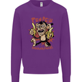 Pew Pew Bananafakas Bananas Monkey Crazy Mens Sweatshirt Jumper Purple