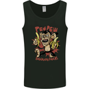 Pew Pew Bananafakas Bananas Monkey Crazy Mens Vest Tank Top Black