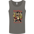 Pew Pew Bananafakas Bananas Monkey Crazy Mens Vest Tank Top Charcoal