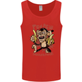 Pew Pew Bananafakas Bananas Monkey Crazy Mens Vest Tank Top Red