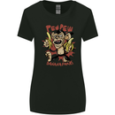 Pew Pew Bananafakas Bananas Monkey Crazy Womens Wider Cut T-Shirt Black