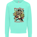 Pew Pew Bananafakas Bananas Monkey Mens Sweatshirt Jumper Peppermint