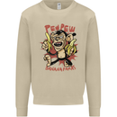 Pew Pew Bananafakas Bananas Monkey Mens Sweatshirt Jumper Sand