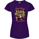 Pew Pew Bananafakas Bananas Monkey Womens Petite Cut T-Shirt Purple