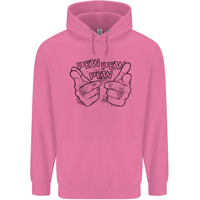 Pew Pew Pew Hands Funny Lightsaber Sci-Fi Childrens Kids Hoodie Azalea