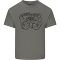 Pew Pew Pew Hands Funny Lightsaber Sci-Fi Kids T-Shirt Childrens Charcoal