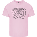 Pew Pew Pew Hands Funny Lightsaber Sci-Fi Kids T-Shirt Childrens Light Pink