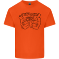 Pew Pew Pew Hands Funny Lightsaber Sci-Fi Kids T-Shirt Childrens Orange