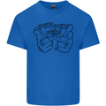 Pew Pew Pew Hands Funny Lightsaber Sci-Fi Kids T-Shirt Childrens Royal Blue