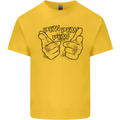Pew Pew Pew Hands Funny Lightsaber Sci-Fi Kids T-Shirt Childrens Yellow