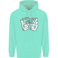 Pew Pew Pew Hands Funny Sci-Fi Lightsaber Childrens Kids Hoodie Peppermint