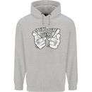 Pew Pew Pew Hands Funny Sci-Fi Lightsaber Childrens Kids Hoodie Sports Grey