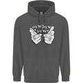 Pew Pew Pew Hands Funny Sci-Fi Lightsaber Childrens Kids Hoodie Storm Grey