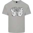 Pew Pew Pew Hands Funny Sci-Fi Lightsaber Kids T-Shirt Childrens Sports Grey