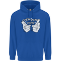 Pew Pew Pew Hands Funny Sci-Fi Lightsaber Mens 80% Cotton Hoodie Royal Blue