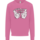 Pew Pew Pew Hands Funny Sci-Fi Lightsaber Mens Sweatshirt Jumper Azalea