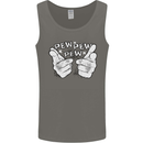 Pew Pew Pew Hands Funny Sci-Fi Lightsaber Mens Vest Tank Top Charcoal