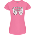 Pew Pew Pew Hands Funny Sci-Fi Lightsaber Womens Petite Cut T-Shirt Azalea