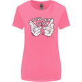 Pew Pew Pew Hands Funny Sci-Fi Lightsaber Womens Wider Cut T-Shirt Azalea
