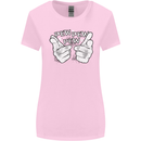 Pew Pew Pew Hands Funny Sci-Fi Lightsaber Womens Wider Cut T-Shirt Light Pink