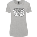 Pew Pew Pew Hands Funny Sci-Fi Lightsaber Womens Wider Cut T-Shirt Sports Grey