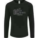 Photography Eat Sleep Photos Photographer Mens Long Sleeve T-Shirt Black