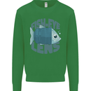 Photography Funny Fisheye Lens Photographer Kids Sweatshirt Jumper Irish Green