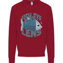 Photography Funny Fisheye Lens Photographer Kids Sweatshirt Jumper Red