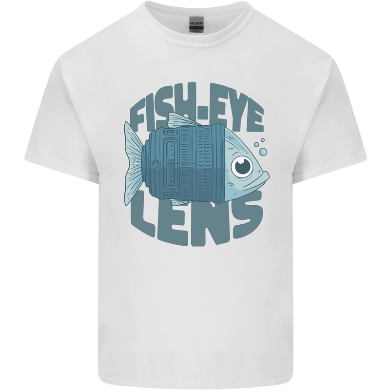 Photography Funny Fisheye Lens Photographer Kids T-Shirt Childrens White