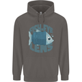 Photography Funny Fisheye Lens Photographer Mens 80% Cotton Hoodie Charcoal