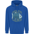 Photography Funny Fisheye Lens Photographer Mens 80% Cotton Hoodie Royal Blue