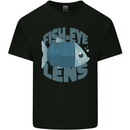 Photography Funny Fisheye Lens Photographer Mens Cotton T-Shirt Tee Top Black