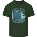 Photography Funny Fisheye Lens Photographer Mens Cotton T-Shirt Tee Top Forest Green