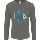 Photography Funny Fisheye Lens Photographer Mens Long Sleeve T-Shirt Charcoal