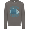 Photography Funny Fisheye Lens Photographer Mens Sweatshirt Jumper Charcoal