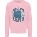 Photography Funny Fisheye Lens Photographer Mens Sweatshirt Jumper Light Pink