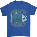 Photography Funny Fisheye Lens Photographer Mens T-Shirt 100% Cotton Royal Blue