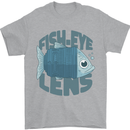 Photography Funny Fisheye Lens Photographer Mens T-Shirt 100% Cotton Sports Grey