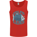 Photography Funny Fisheye Lens Photographer Mens Vest Tank Top Red
